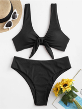 Tie-Front-Knot-Bikini-Black-2